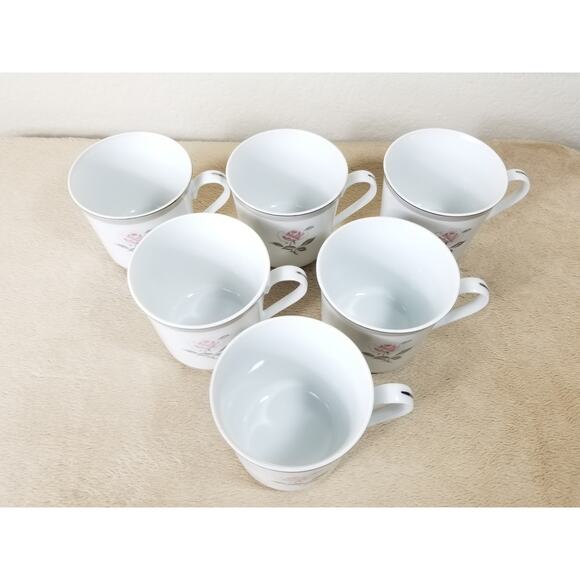Bristol Tea Cup Spring Memory Fine China Japan Vintage Collectible Set of 6 - Picture 7 of 12